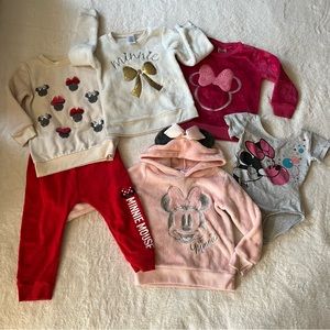 Minnie Mouse cozy fall and winter *BUNDLE* 3T/4T